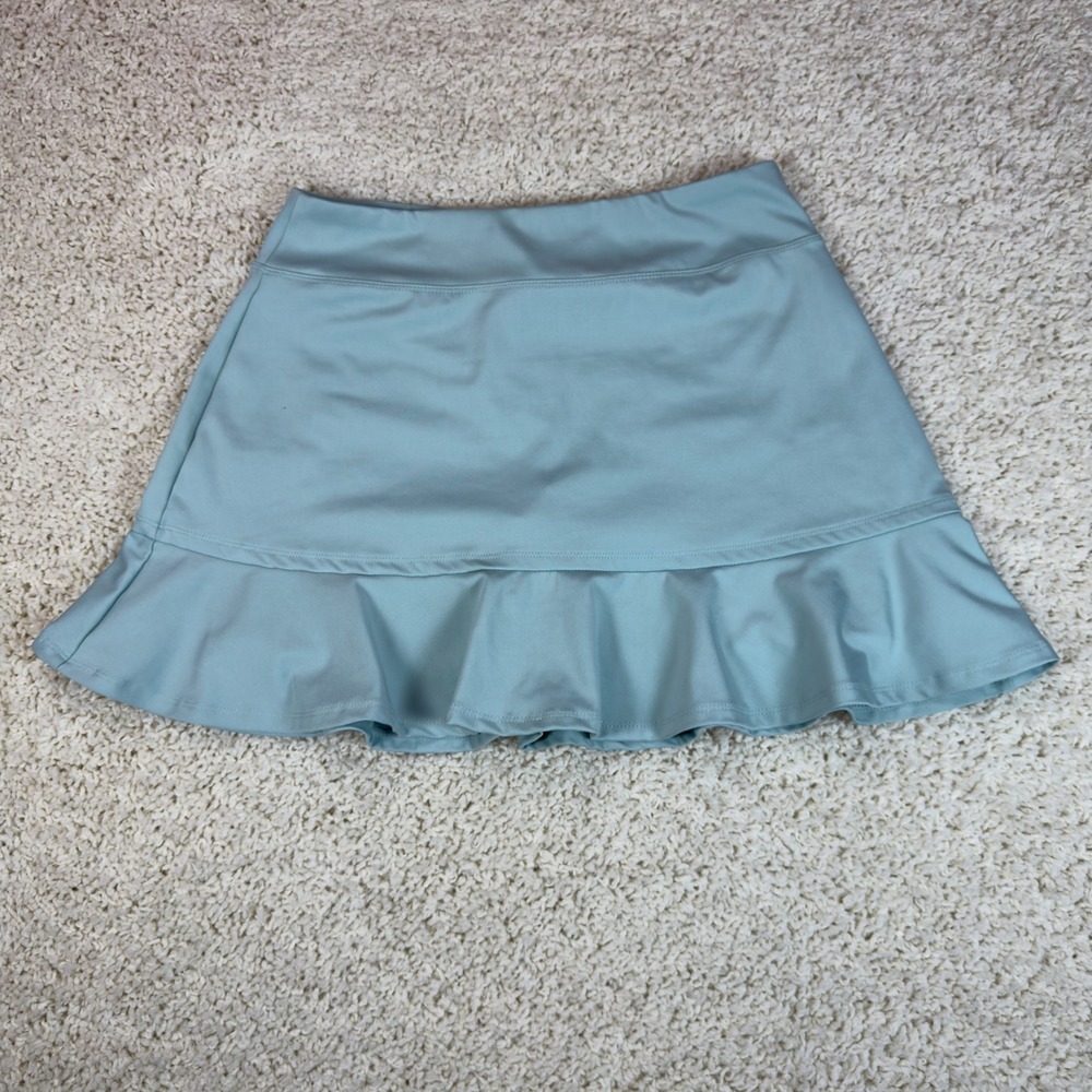 Tommy Bahama Skort Women Medium Blue Ruffle Everyday Active Tennis Golf Skirt